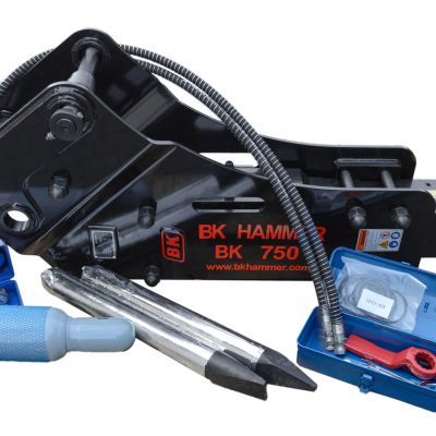 Гидравлический молоток BK HAMMER 750 для экскаватора-погрузчика CAT 428, 432