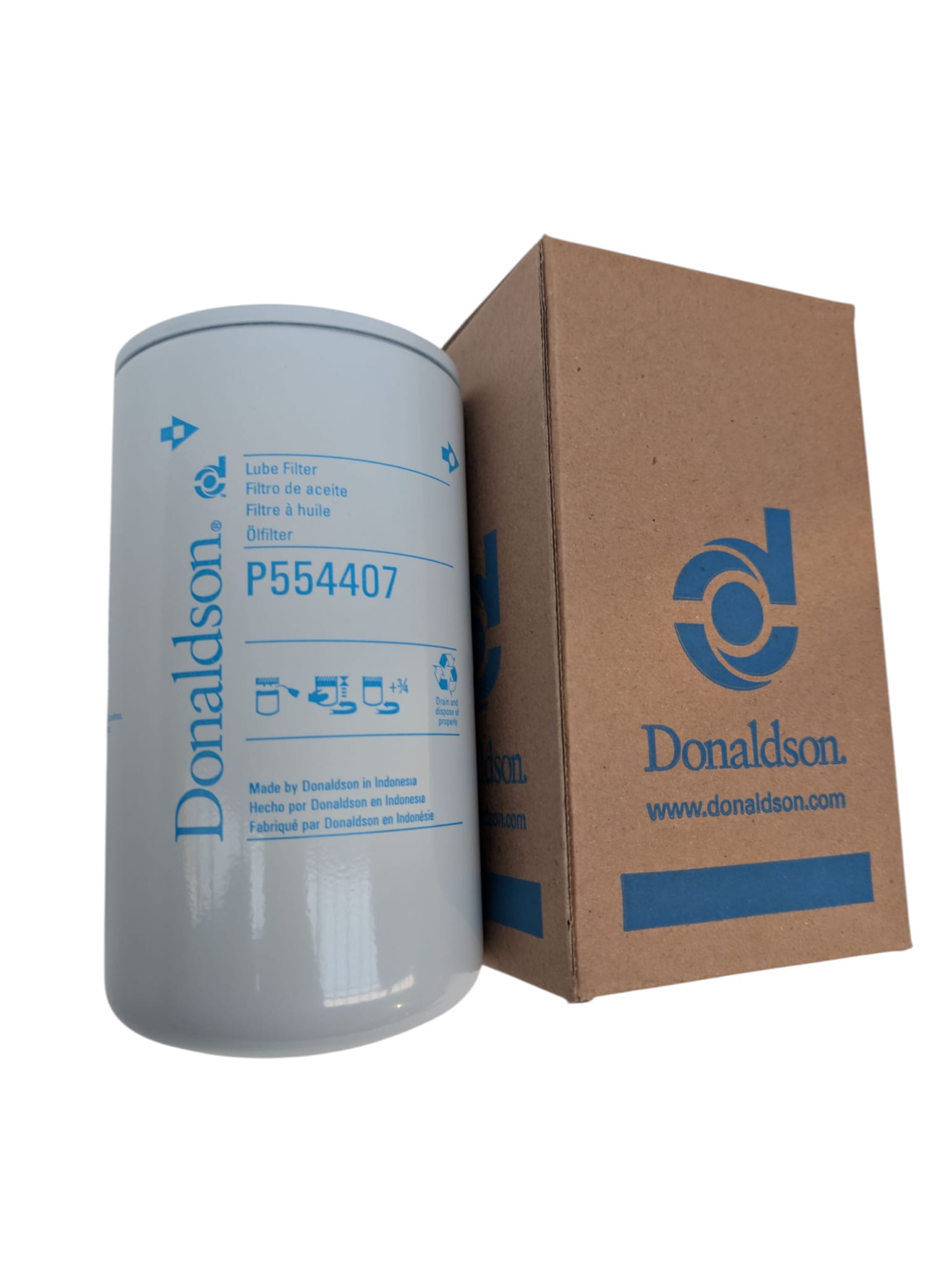 Оригинальный масляный фильтр Donaldson P554407 (83963907) для CX90, CX100, MX90C