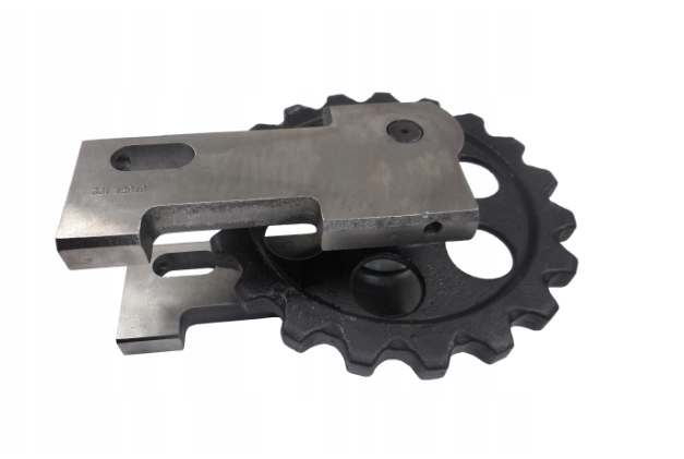 Натяжное колесо + направляющие JCB 8014 8016 8018 332/V6842