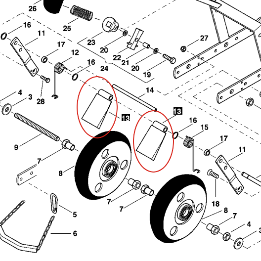 СКРЕБОК РОЛИКА KVERNELAND ACCORD AC827250