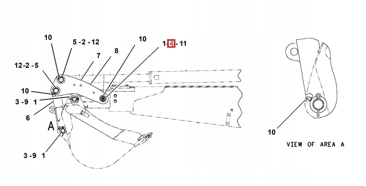 ШТИФТ В РУКЕ BOOM CAT 416 428 432