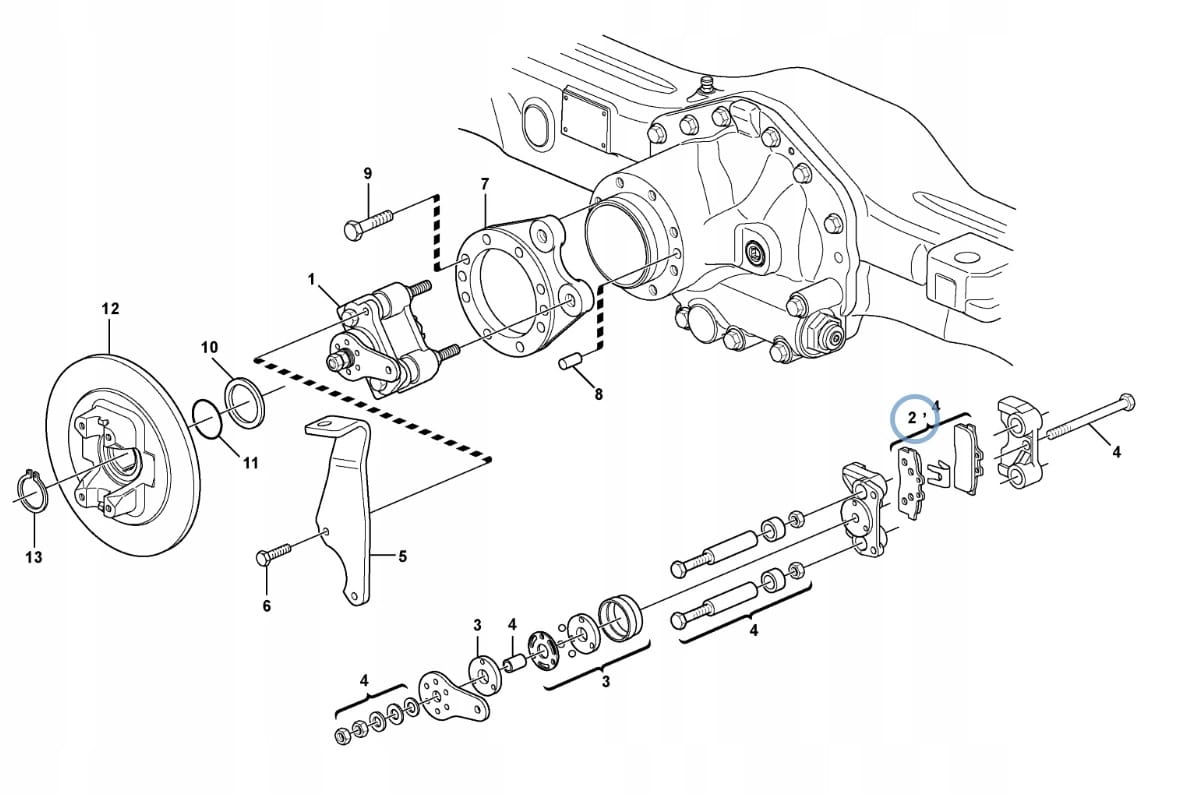 ТОРМОЗНЫЕ КОЛОДКИ VOLVO BL71 70 61