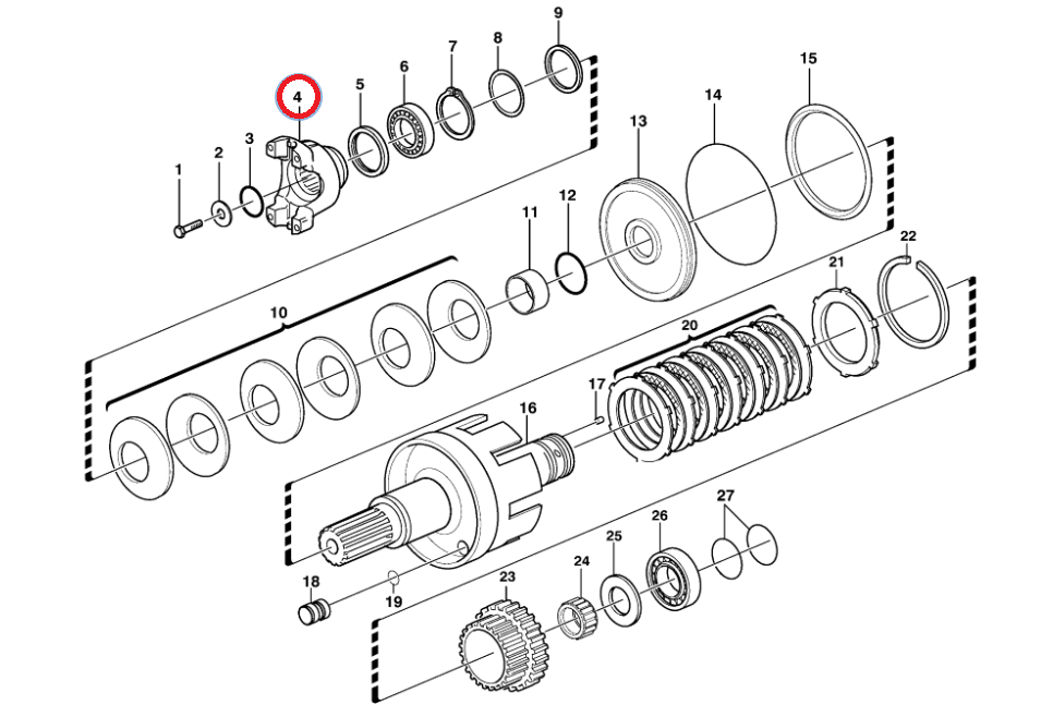 ФЛАНЕЦ YOKA VOLVO BL71 POWERSHIFT 11713001