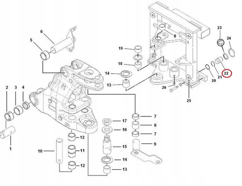 ПОРШЕНЬ СКОЛЬЖЕНИЯ CAT 428 B C D E