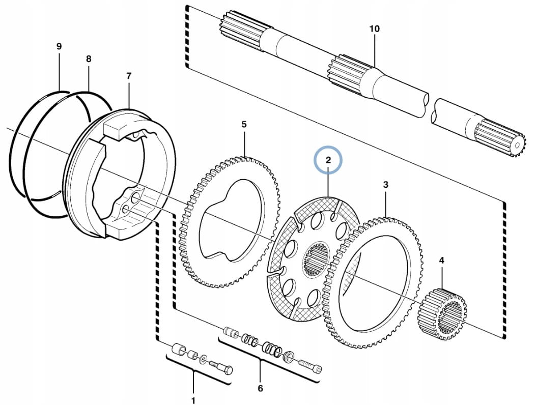 ТОРМОЗНОЙ ДИСК VOLVO BL71 BL71B BL61 BL60