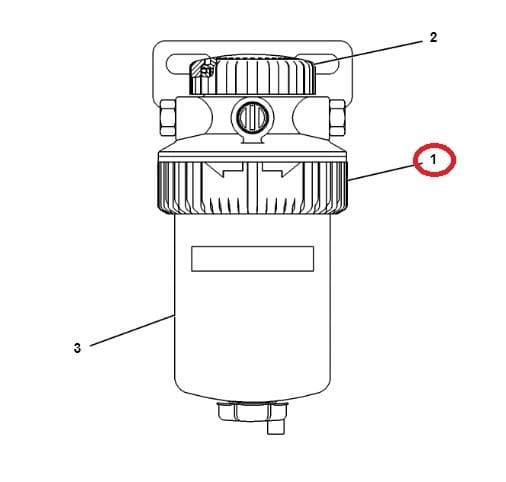 КРЫШКА ТОПЛИВНОГО ФИЛЬТРА CATERPILLAR