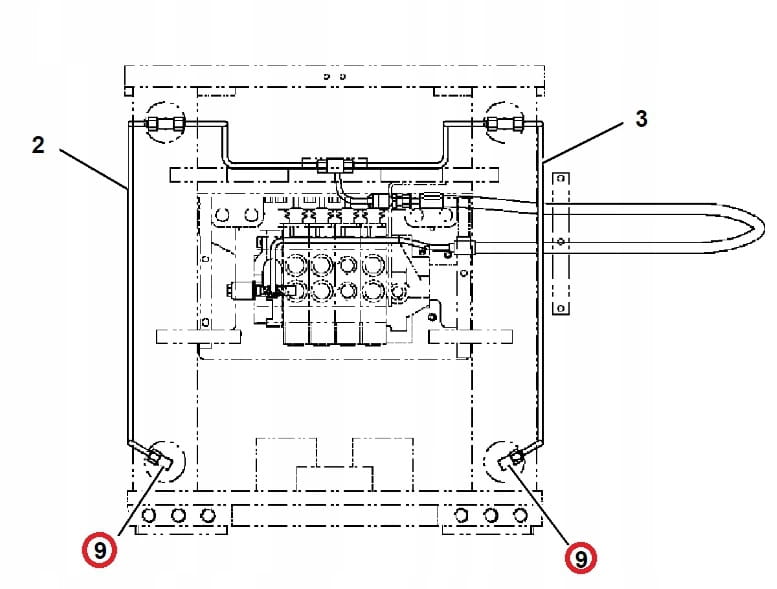 КОЛЕНО ПРИВОДА НИЖНЕГО ХОДА CAT 428