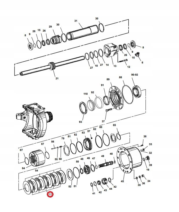 Тормозной диск CAT M312 M315 M316C