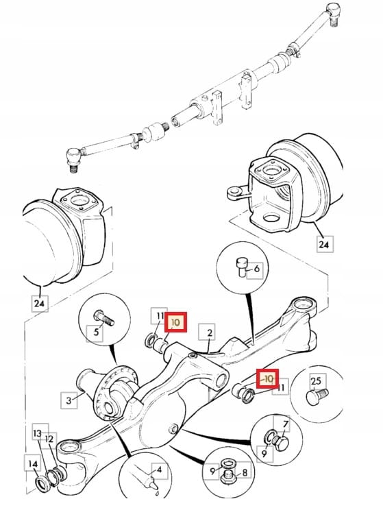 Втулка подвески 60X49. 5X64 JCB