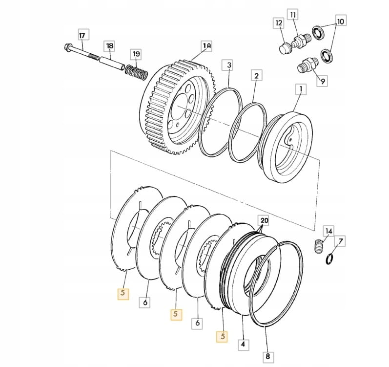 РАЗДЕЛИТЕЛЬ ДИСКОВ JCB 2CX