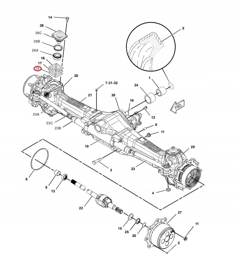 CAT ПОВОРОТНАЯ ШАЙБА