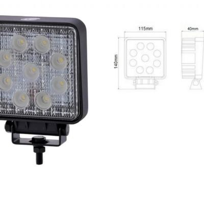 LAMPA 9 LED 27 Вт 12 В 24 В 2200 лм