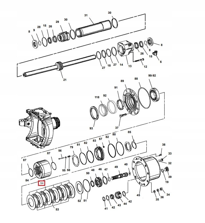 Тормозная прокладка CAT M312 M315 M316C