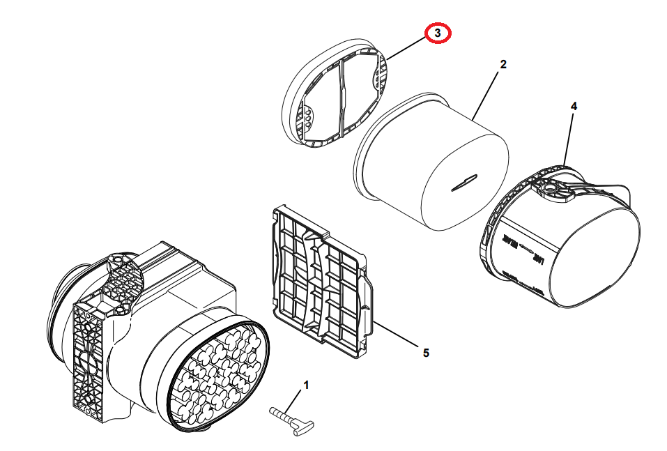ВОЗДУШНЫЙ ФИЛЬТР CAT M318D M315D M316D MANN