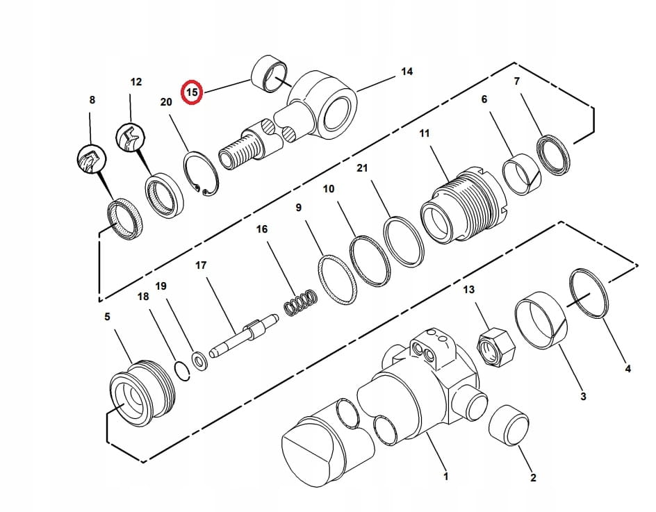 Втулка в приводе вращения CAT 428 432 B C D 50x64x23