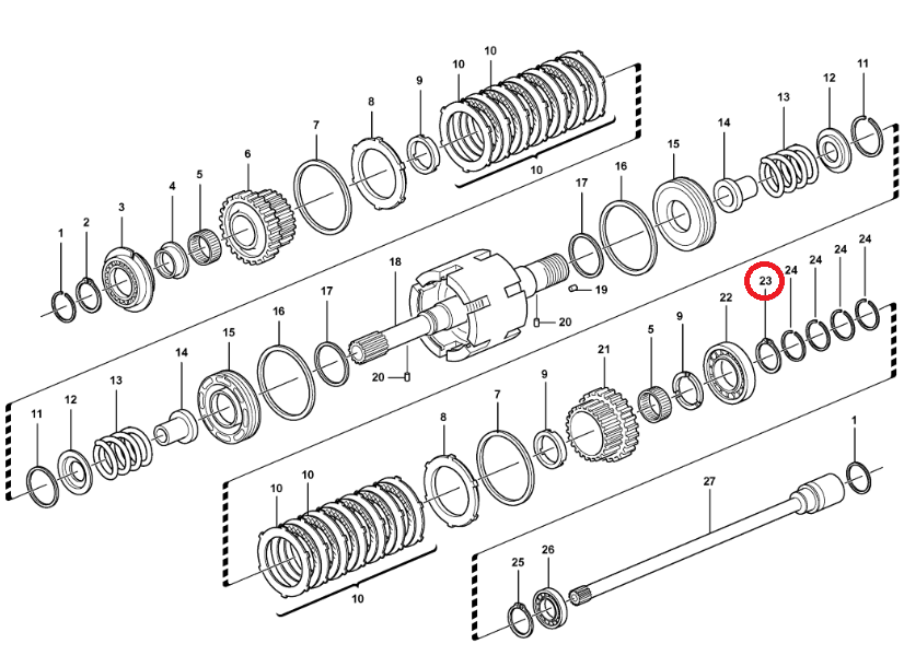 КОЛЬЦО КОРОБКИ ПЕРЕДАЧ VOLVO BL61 BL71 11709151