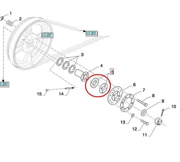 СЦЕПНОЕ УСТРОЙСТВО NEW HOLLAND CASE 80362801-362801