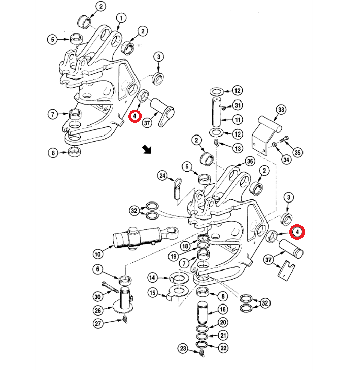 TULEJA KONIK BOOM 580 590 K SK SLE SL SM D135741