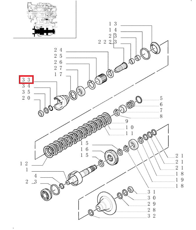 ФЛАНЕЦ КОРОБКИ ПЕРЕДАЧ MANITOU LM1340 LM1745 ORG !