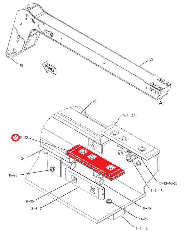 CAT TH337C TH417C 3892593