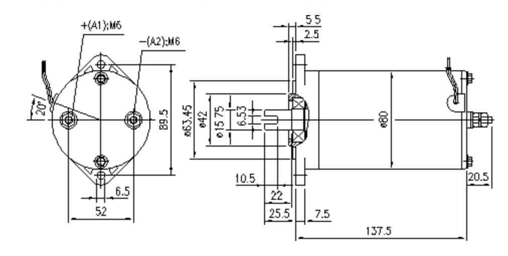 ДВИГАТЕЛЬ ИСКРА 12V 0.8 KW 11.212.486 AME1591