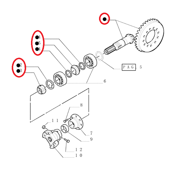 РОЛИК АТАКИ С КОЛЕСОМ КАРРАРО МОСТЫ 065472 65472 OEM