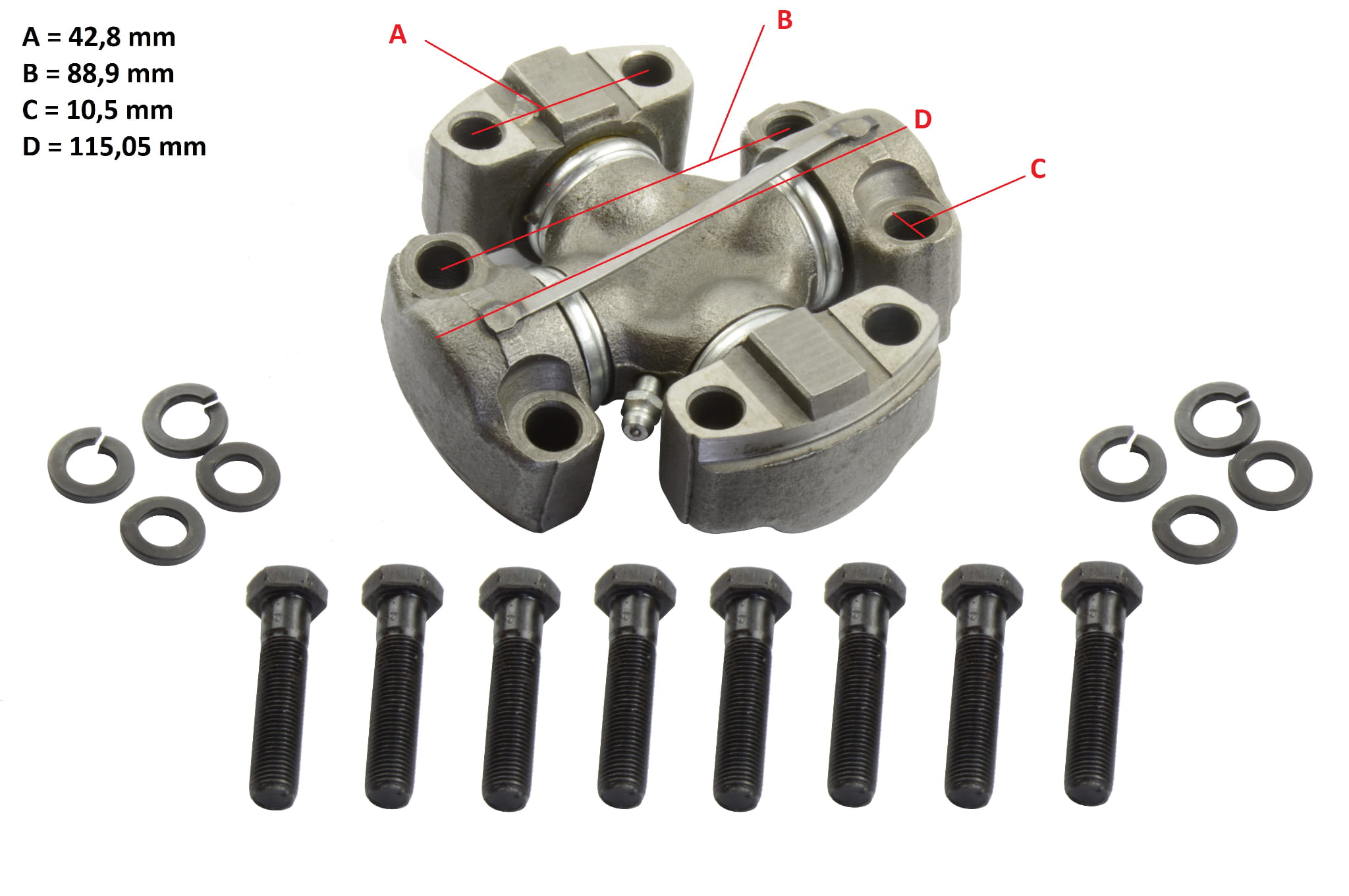 КРЕСТОВИНА ПРИВОДНОГО ВАЛА CAT D5M 777D 776C 8Y0809