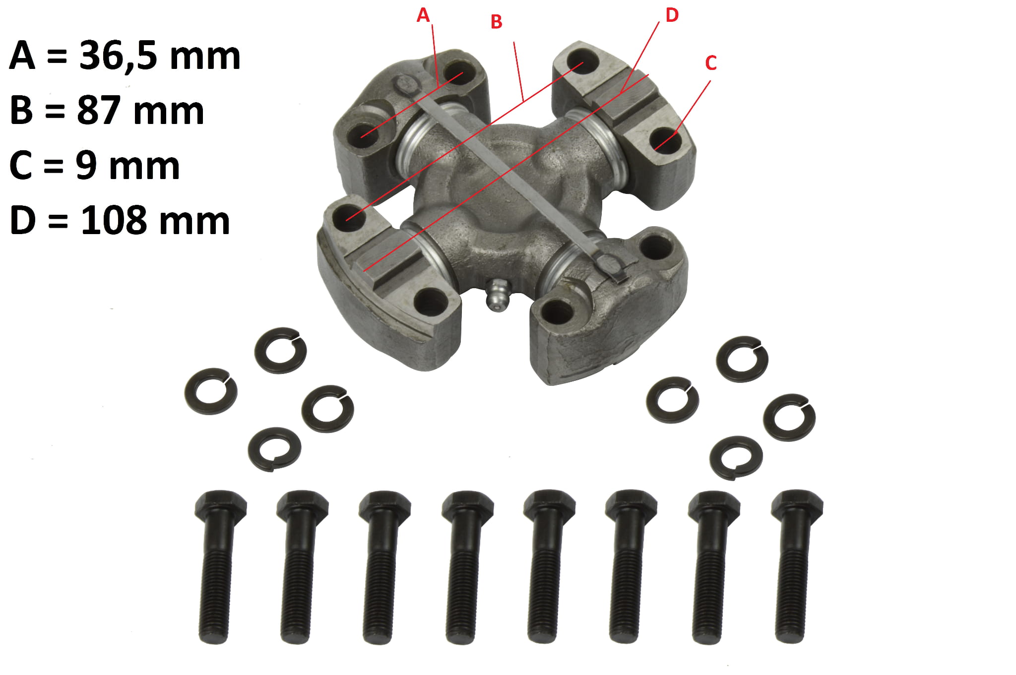 Крестовина приводного вала CAT 910 931b D3 D4D 5k5012