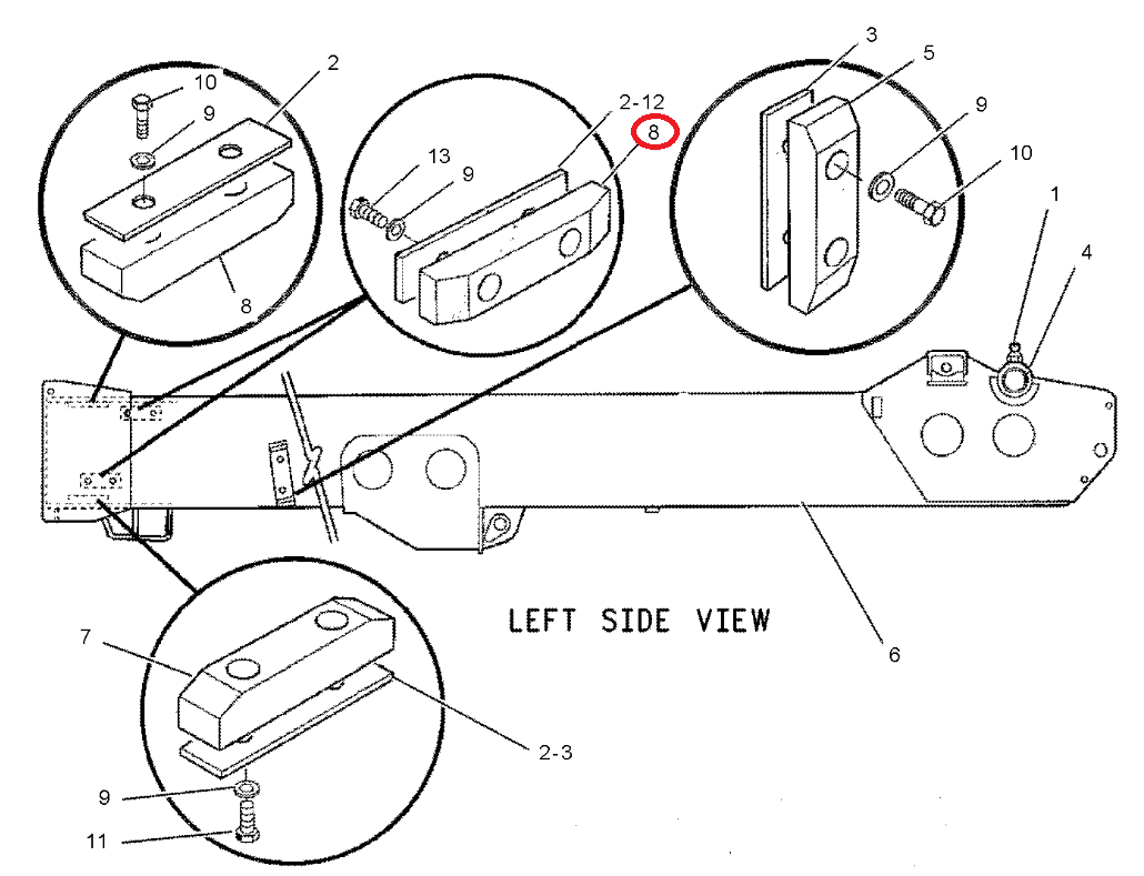 ПОГРУЗЧИК CAT TH62 TH63 TH82 8I6294