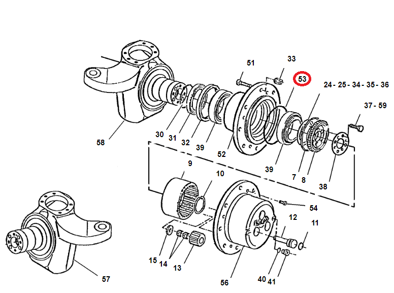 ORING PIASTY CAT TH62 TH63 TH82 TH83 975345