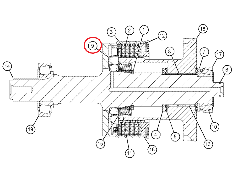 ПОРШЕНЬ СЦЕПЛЕНИЯ CAT ЭКСКАВАТОР-ПОГРУЗЧИК CAT 432F 442E 3053431 305-3431