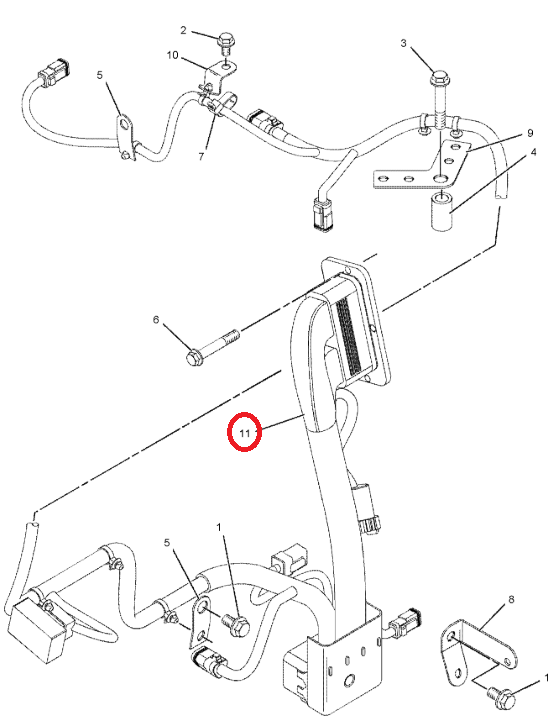 ЖГУТ ПРОВОДОВ ДЛЯ КОМПЬЮТЕРА CAT M316C M318C 2553453