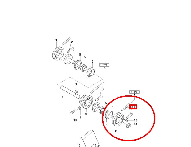 PASEK KOSHA OBROTOWEGO NEW HOLLAND CASE 89818830 - 700711883