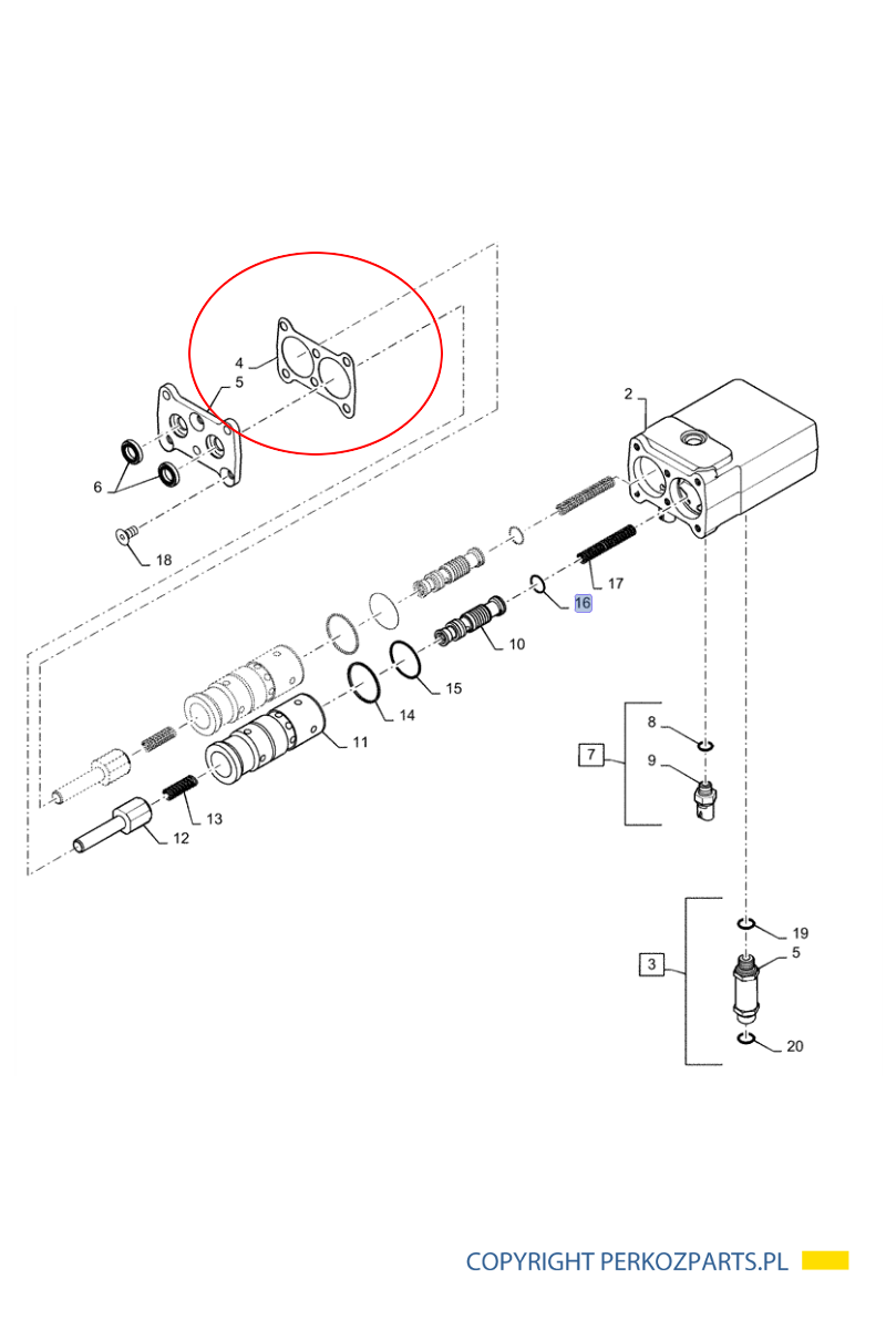 Тормозная колодка New Holland CASE CNH 403356A1 - 87774331