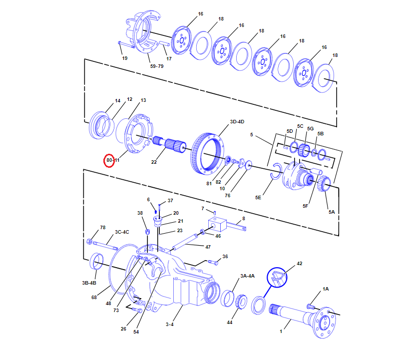 КОРПУС ТОРМОЗА CAT 416C 416D 420D