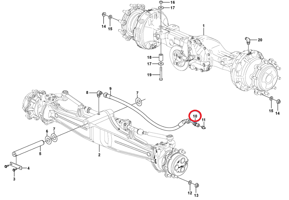 МАСЛЕНКА СИСТЕМА ПОДВЕСКИ VOLVO BL60 61 70 71