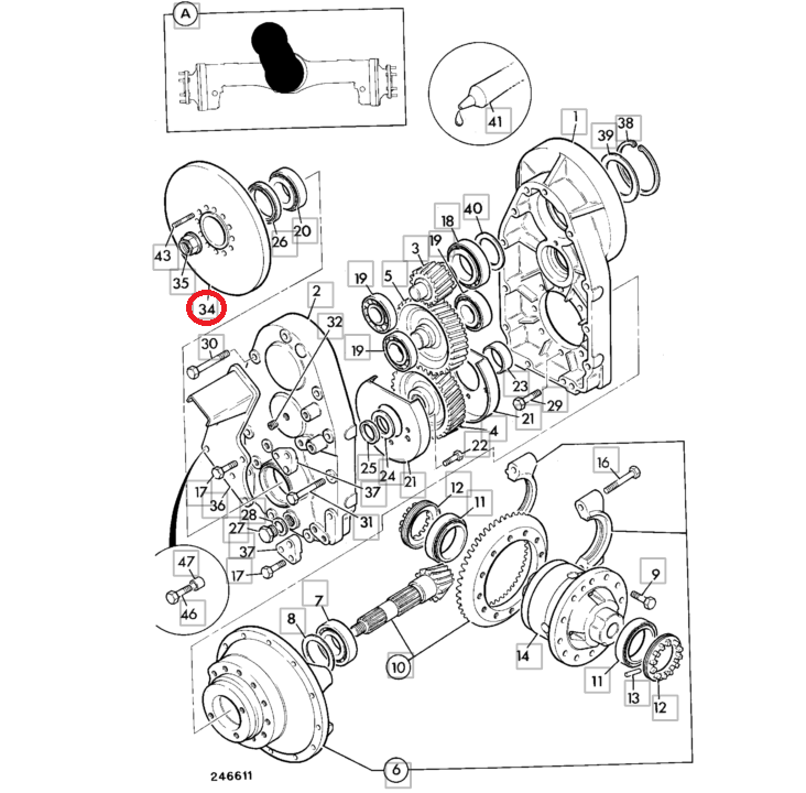JCB ТОРМОЗНОЙ ДИСК ПОГРУЗЧИК 448/37307 OEM