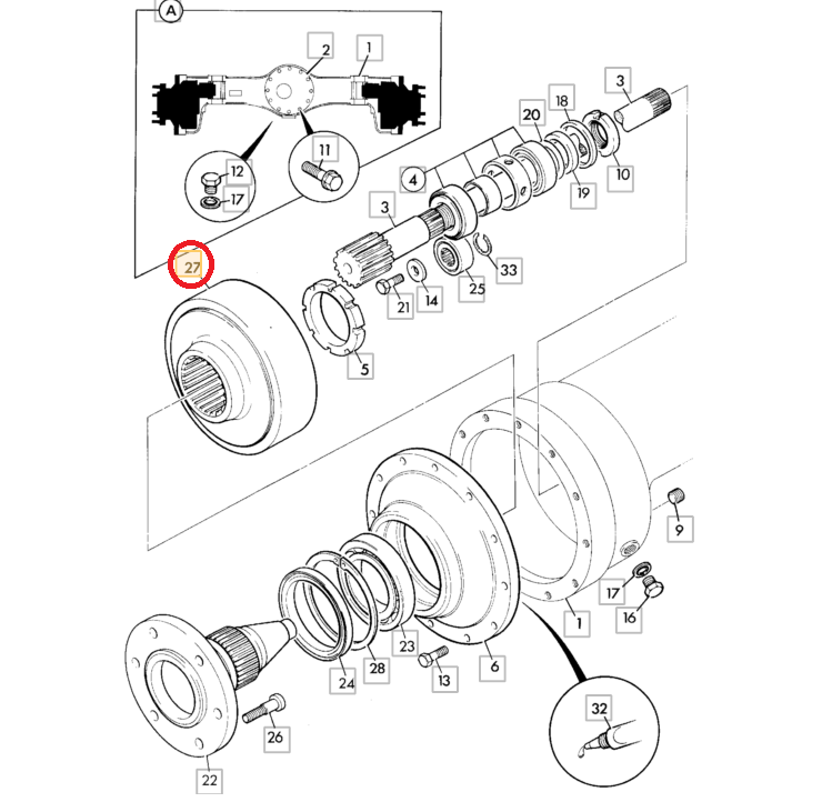 ЗУБЧАТЫЙ ВЕНОК СТУПИЦЫ JCB 407 408 409 448/31105