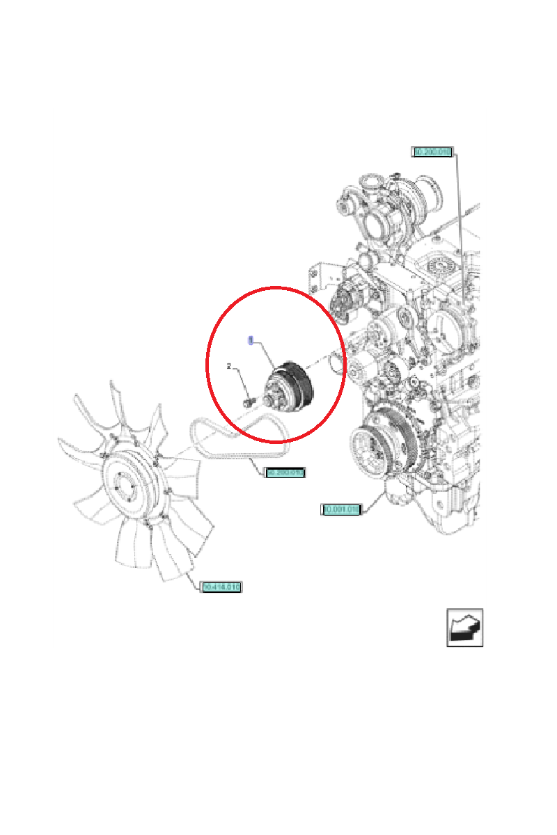 Шкив New Holland CNH 48096434-84486254