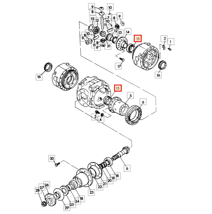 ПОДШИПНИК ДИФФЕРЕНЦИАЛА ПОГРУЗЧИК JCB 10/904158
