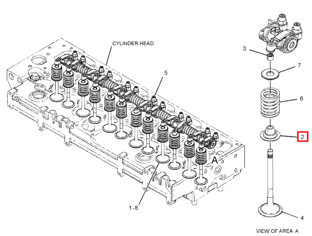 ГЕРМЕТИК КЛАПАНА CAT 428D E F M315C 2543954