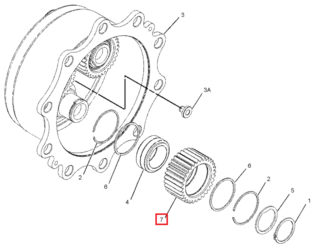 СПУТНИКОВЫЙ СПУТНИК CAT 428 432 TH 2161606 2107301