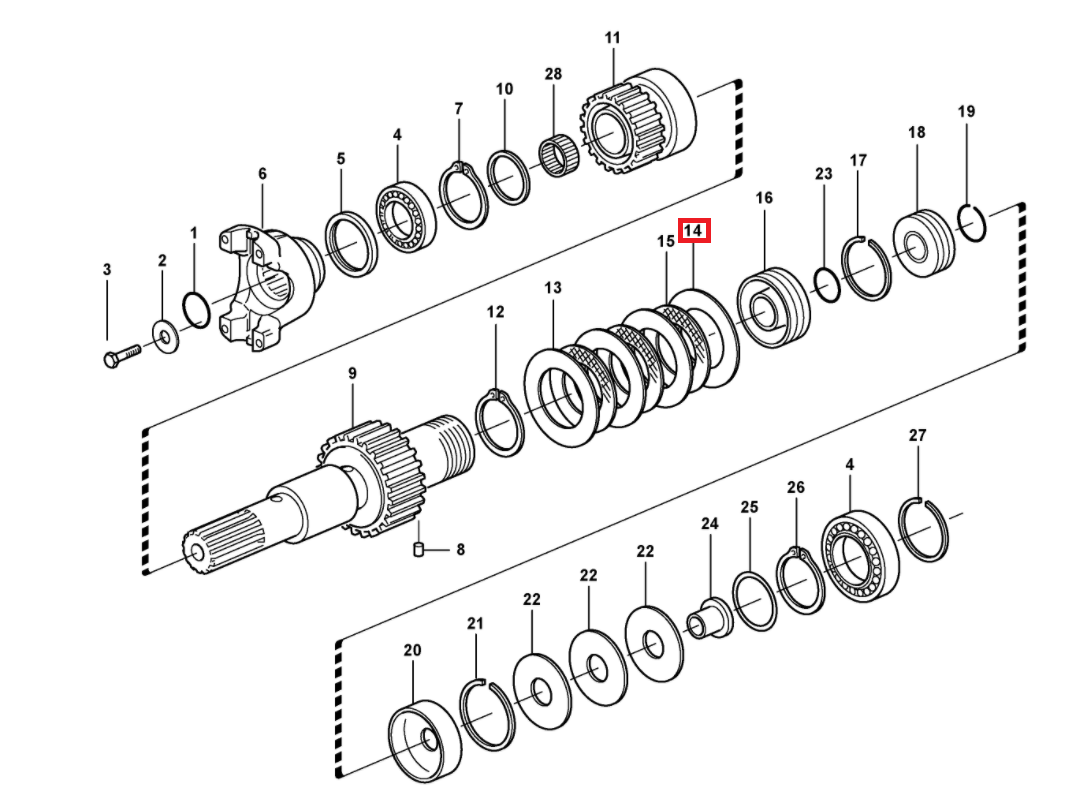 ПРОКЛАДКА КОРОБКИ VOLVO BL60 61 70 71 11709157