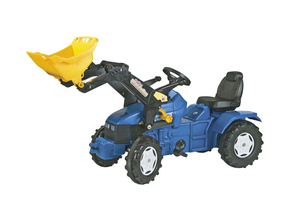 Педальный трактор New Holland с погрузчиком ROLLY TOYS 046713
