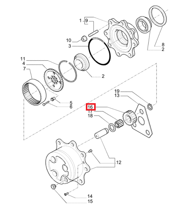 СПУТНИКОВЫЙ ЗАМЕДЛИТЕЛЬ VOLVO BL60 BL61 BL61B 11988585
