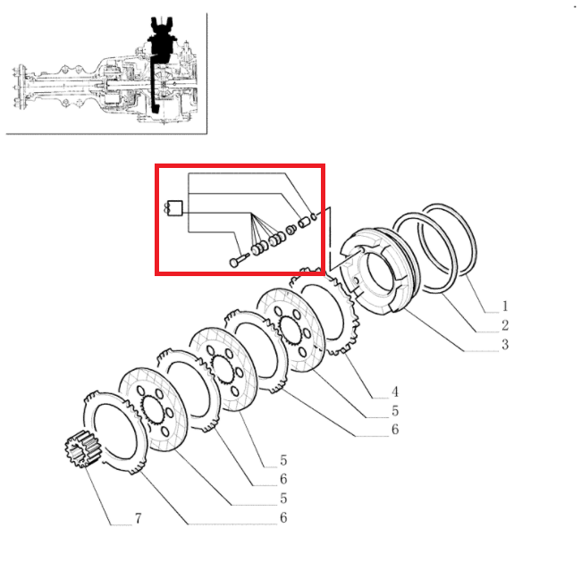 КОМПЛЕКТ ТОРМОЗНЫХ ДИСКОВ CASE FARMLIFT 47546842