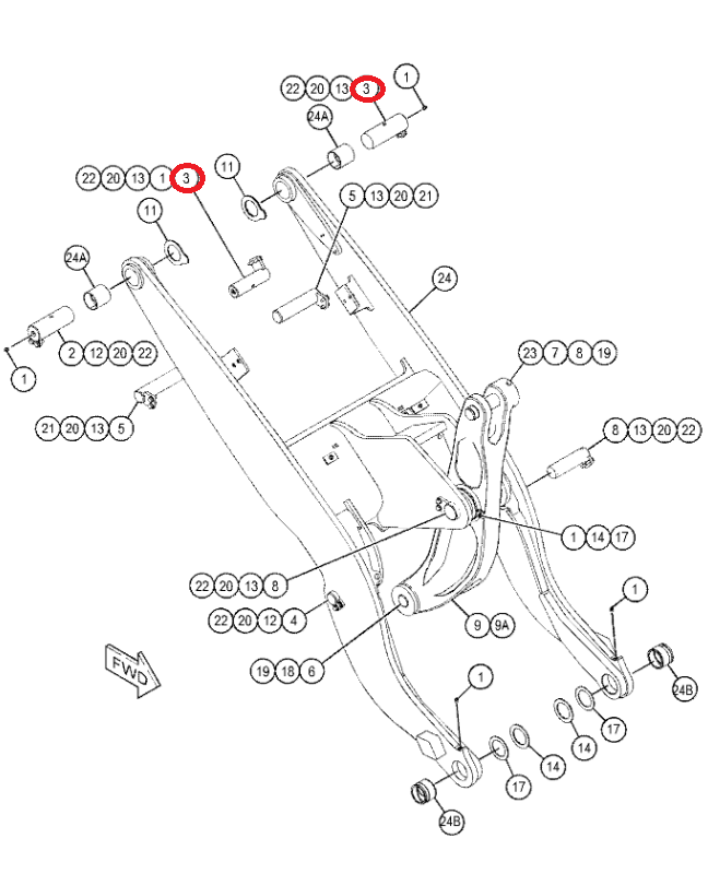 Контактный зарядное устройство CAT 906H 907H 908H 2425594 50X170