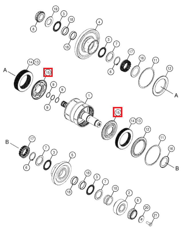 ПОРШЕНЬ КОРОБКИ ПЕРЕДАЧ CAT 420D,E 428F 444F 2949810