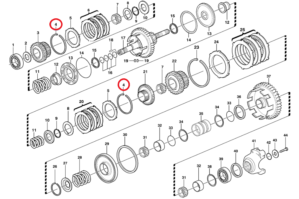 КОЛЬЦО КОРЗИНЫ КОРОБКИ ПЕРЕДАЧ VOLVO BL 11709083