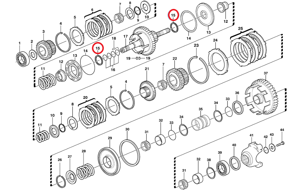 КОЛЬЦО ПЕРЕДАЧИ ВАЛА VOLVO BL60 71 11709093